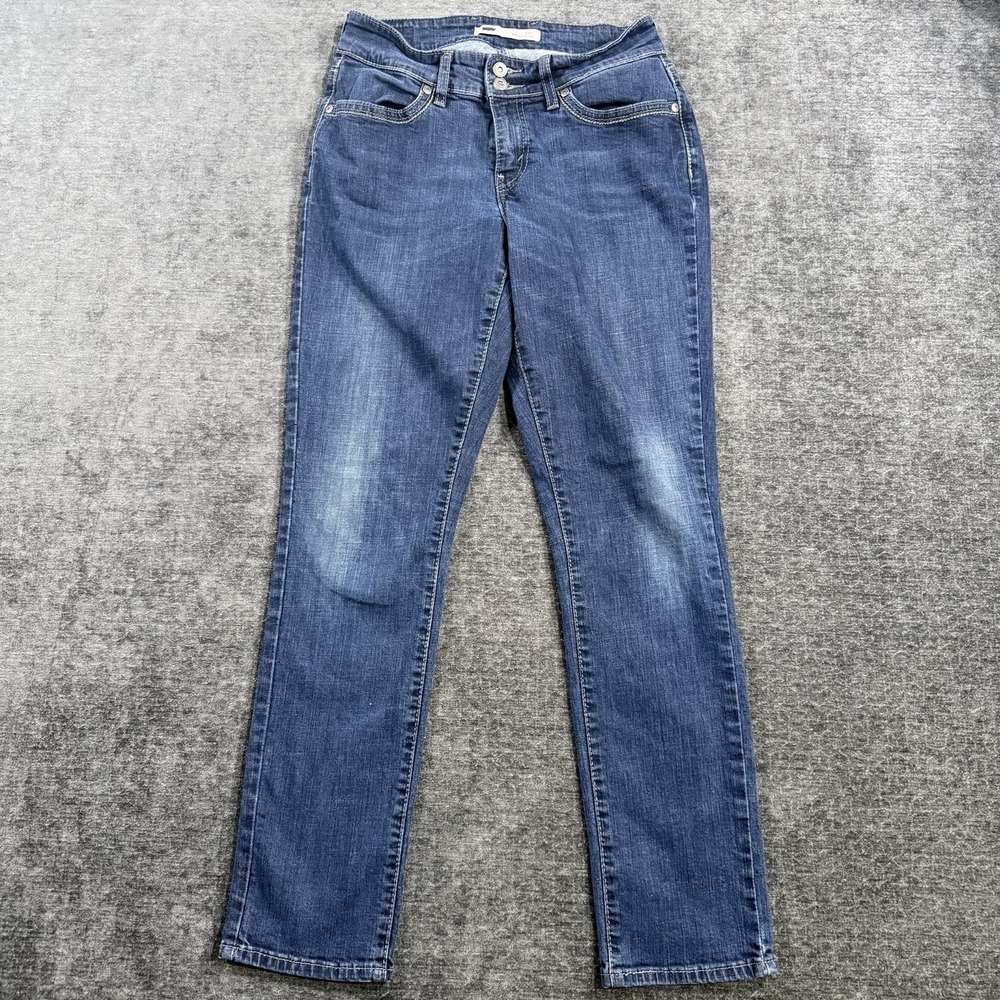 Levi's 529‎ Curvy Skinny Leg Jeans Women's Size 8 W29xL32 Dark Wash Blue Stretch
